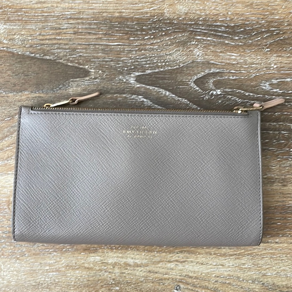 Smythson of Bond Street Wallet Clutch Pouch